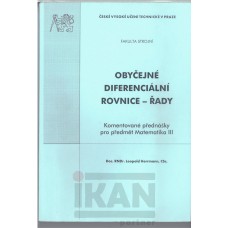 Obyčejné diferenciální rovnice - Řady. Komentované přednášky pro předmět Matematika III