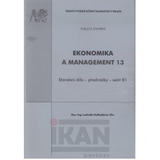 Ekonomika a management 13 - Stavební dílo - přednášky - sešit A1,sešit A2, sešit B1,sešit B2